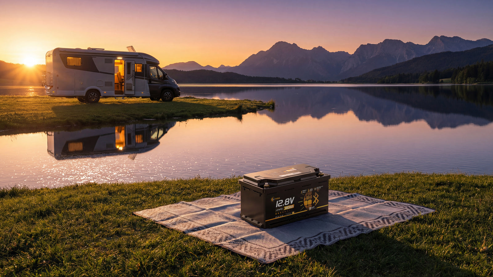 From Camping Power to RV Onboard System One 12V Battery