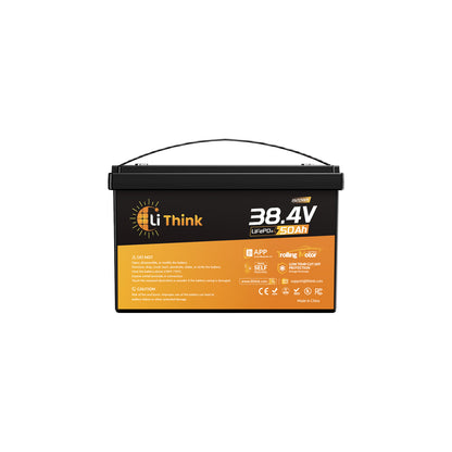 LiThink 36V 50Ah Trolling Motor LiFePO4 Battery with 100A BMS, Bluetooth & Self-Heating