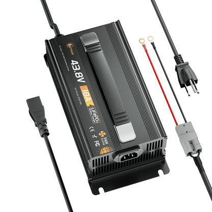 LiThink 43.8V 18A Fan-Cooled LiFePO4 Battery Charger for 36V Lithium Batteries