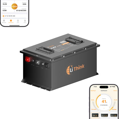 LiThink 48V 105Ah Golf Cart LiFePO4 Battery with EVE LF105 Cells, 400A BMS & Bluetooth