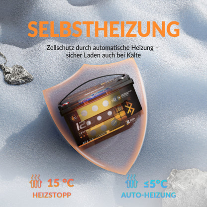 LiThink 12V 100Ah Trolling Motor LiFePO4 Battery with 150A BMS, Bluetooth & Self-Heating