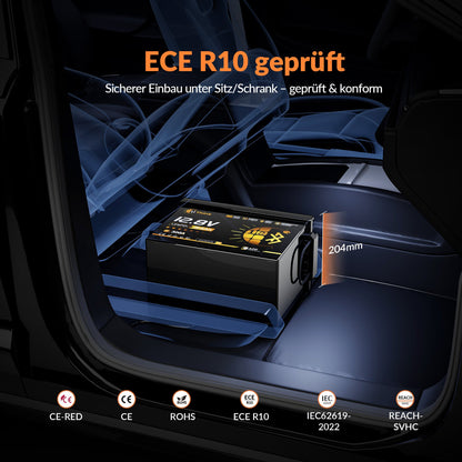 LiThink 12V 334Ah Mini Pro LiFePO4 Battery with EVE LF334 Cells, 300A BMS, Bluetooth & Self-Heating — for RVs, Trolling Motors & Solar