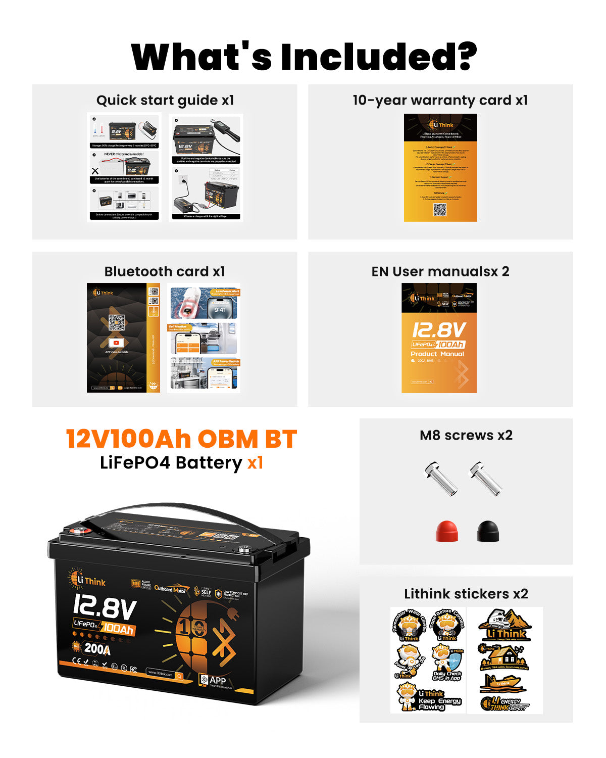 LiThink 12V 100Ah OBM — product feature 5