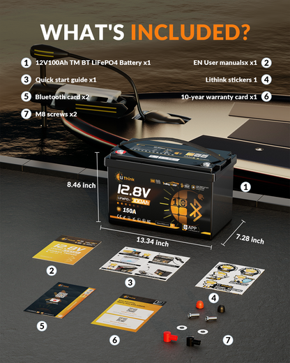 LiThink 12V 100Ah TM BT — product feature 6