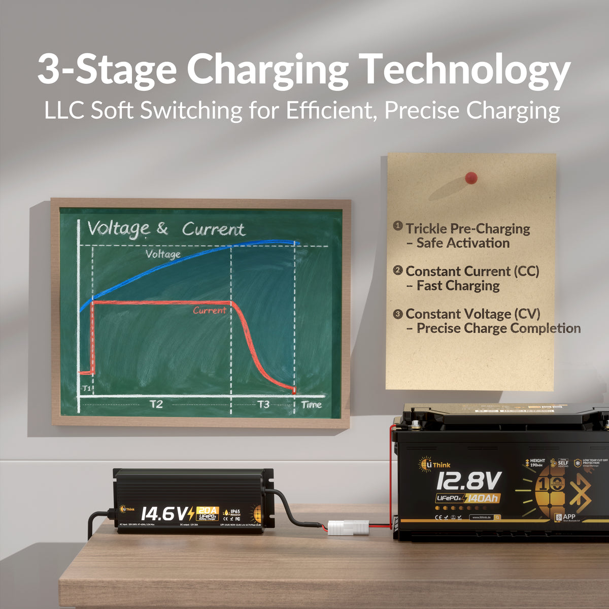 LiThink 12V 20A 充电器 — product feature 1