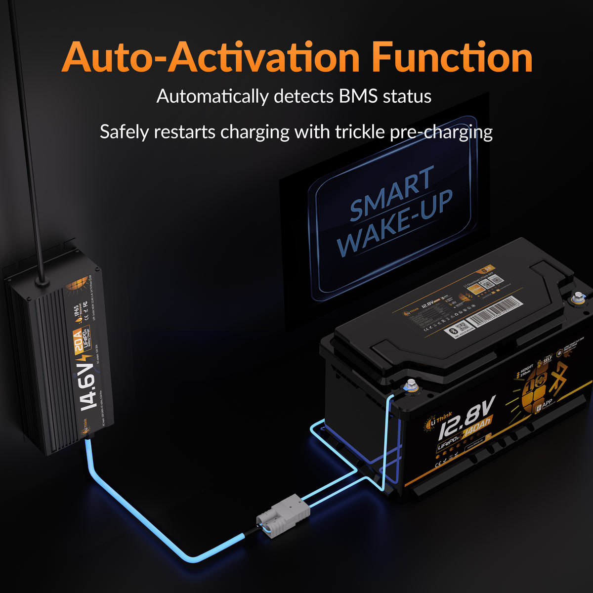 LiThink 12V 20A 充电器 — product feature 2