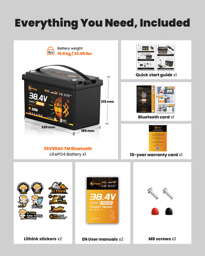 LiThink 36V 50Ah TM BT — product feature 6